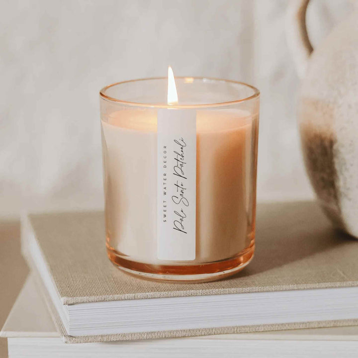 PALO SANTO PATCHOULI CANDLE, 12OZ