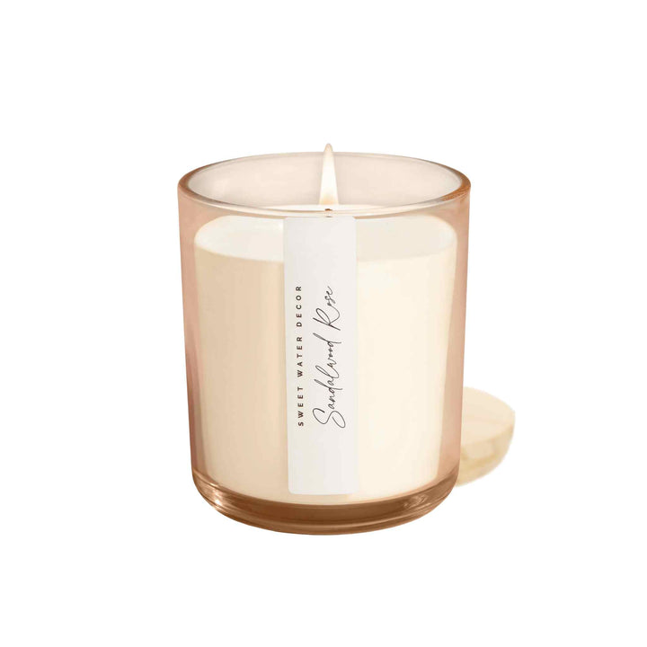 SANDALWOOD ROSE CANDLE, 12OZ
