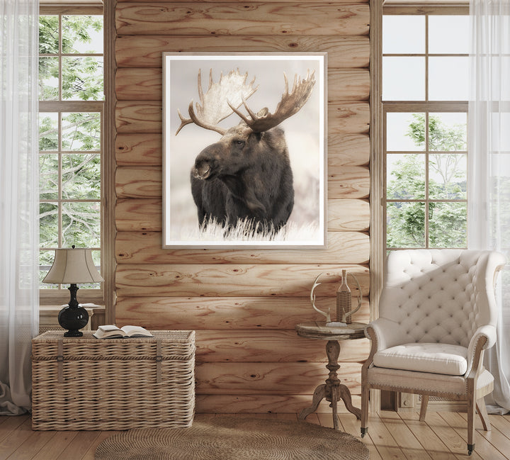 GRAND TETON MOOSE, FRAMED ART