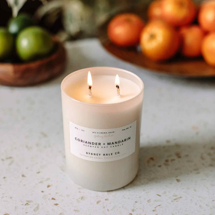 SYDNEY HALE CANDLE, CORIANDER + MANDARIN