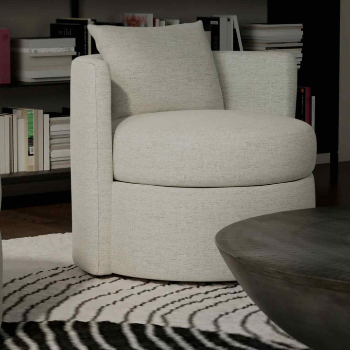OLIVE SWIVEL CHAIR, CUSTOMIZABLE