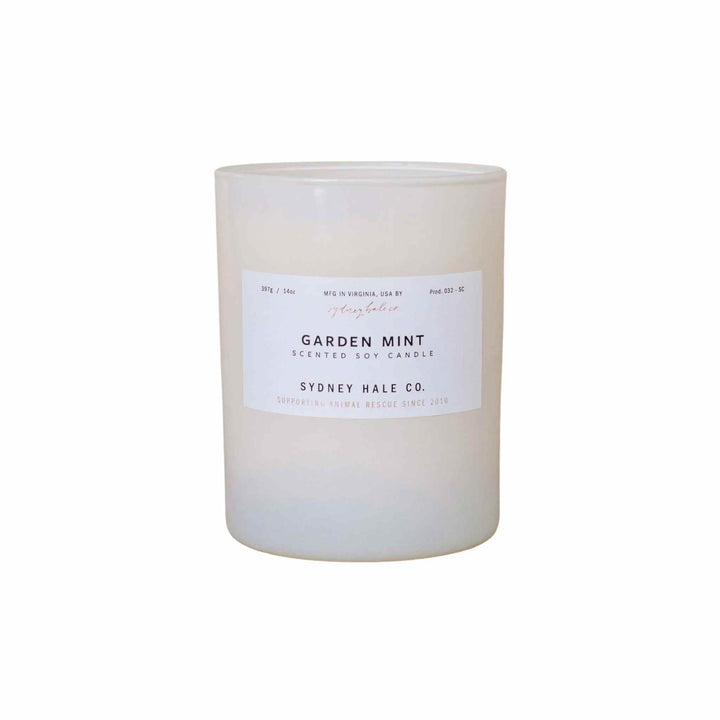 SYDNEY HALE CANDLE, GARDEN MINT