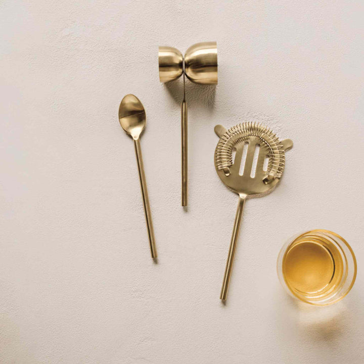 BAR TOOLS MATTE GOLD, S/3