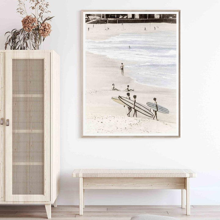 SURFING TRIO, FRAMED ART