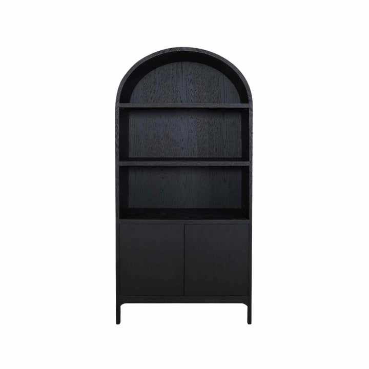 OSCAR BLACK OAK DISPLAY CABINET