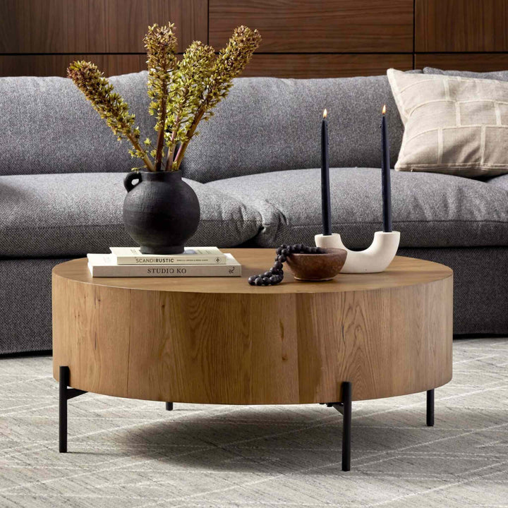 EATON DRUM COFFEE TABLE