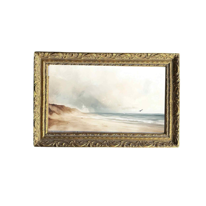 VINTAGE SEASIDE, FRAMED ART