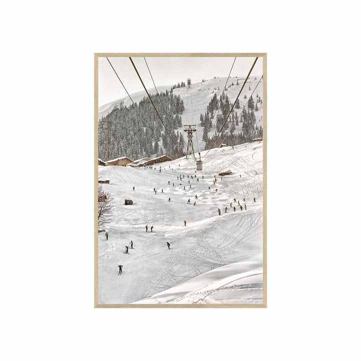 SKI ST. ANTON, AUSTRIA, FRAMED ART