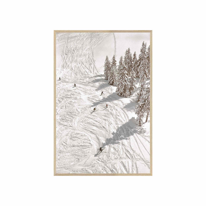 SKI ST. ANTON, AUSTRIA, FRAMED ART