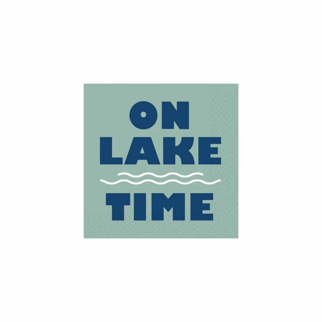 LAKE TIME, COCKTAIL NAPKIN