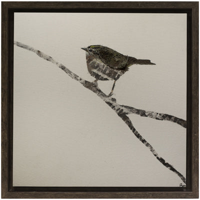 NEUTRAL BIRD, FRAMED ART