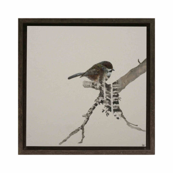 NEUTRAL BIRD, FRAMED ART