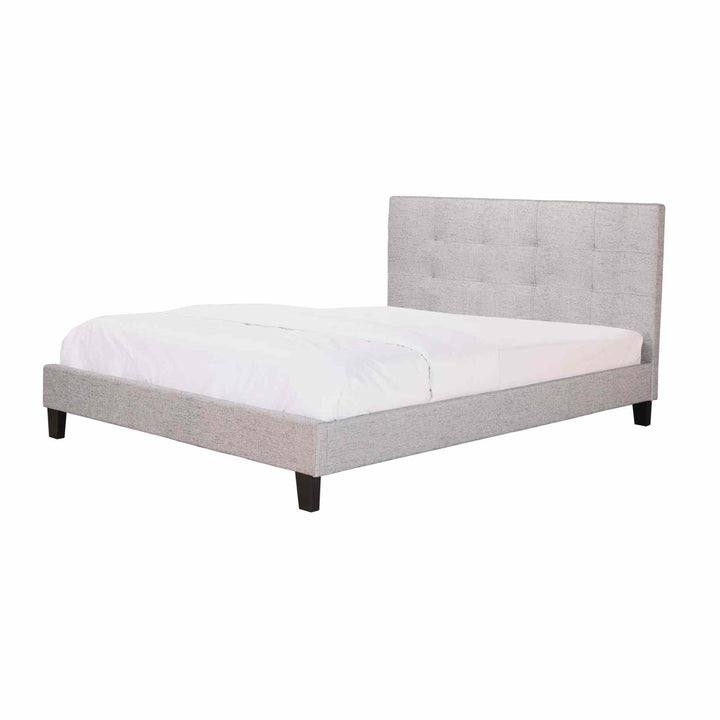 MINNELLI BED COLLECTION, LIGHT GREY