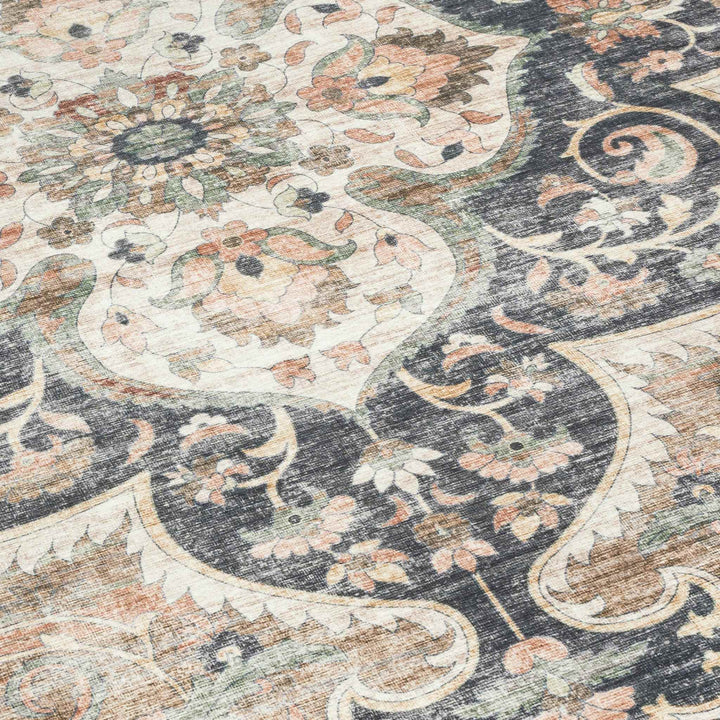 JOY WASHABLE RUG, BROWN BEIGE