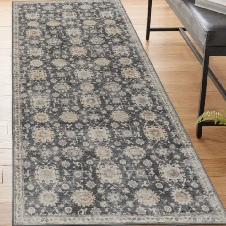 BRYN WASHABLE RUG, GRAY
