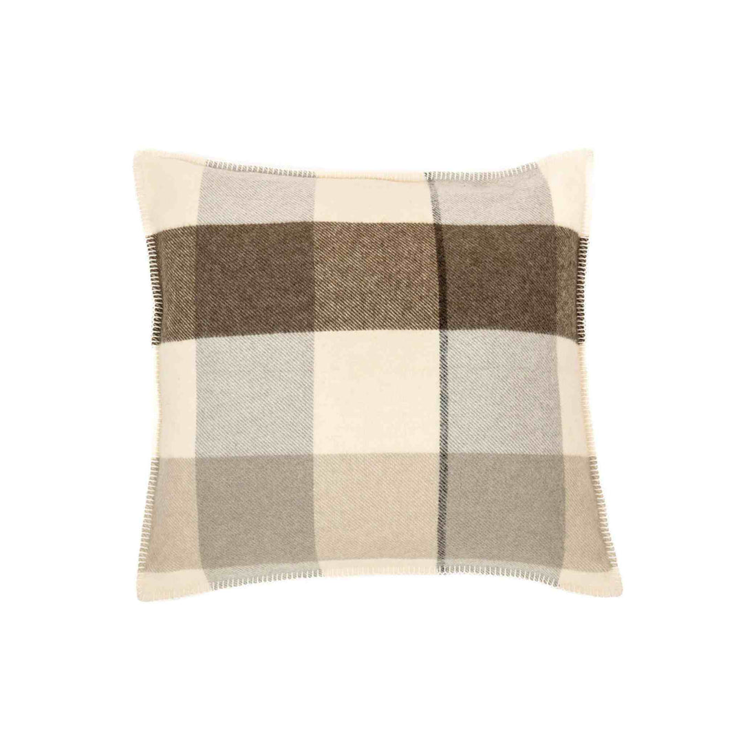 FUDGE PLAID WOOL PILLOW