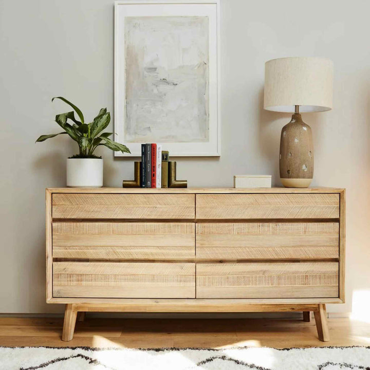 GEORGIA SIX DRAWER DRESSER