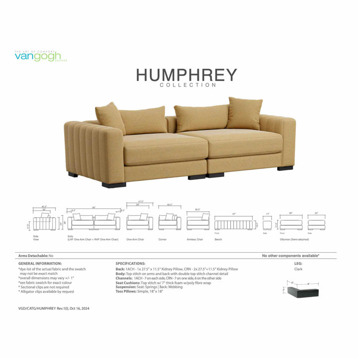 HUMPHREY MODULAR COLLECTION, CUSTOMIZABLE