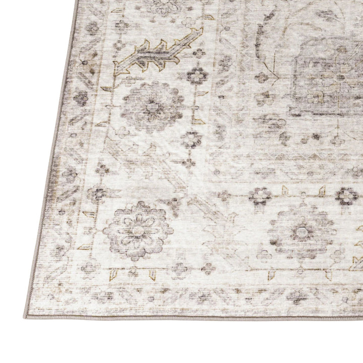 JOY WASHABLE RUG, BEIGE IVORY