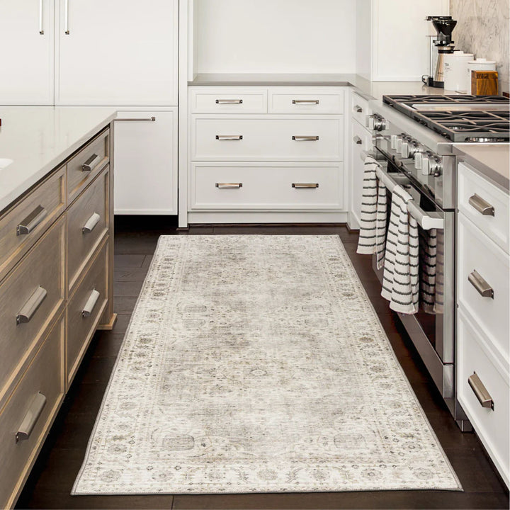 JOY WASHABLE RUG, BEIGE IVORY