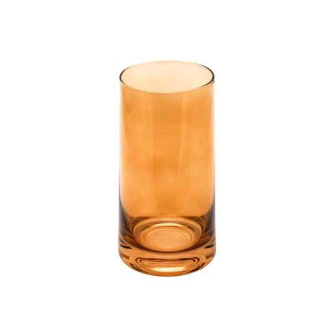 MID CENTURY COOLER, AMBER