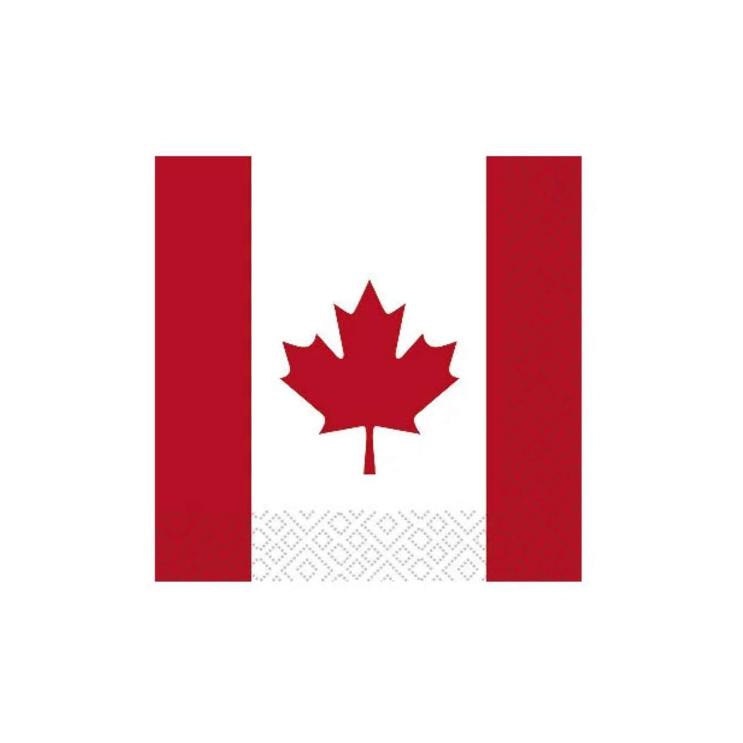 CANADA FLAG, LUNCHEON NAPKIN