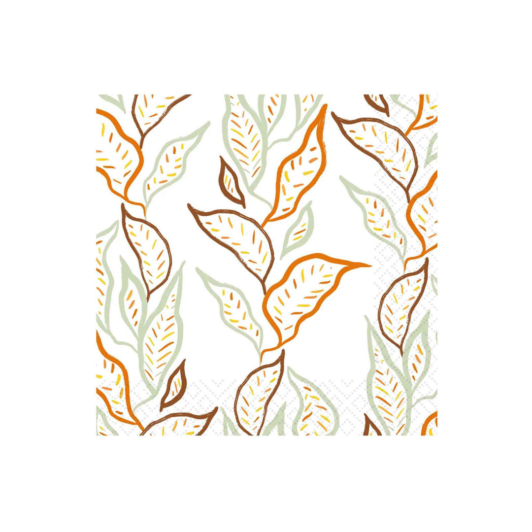 DESSERT LEAVES, LUNCHEON NAPKIN
