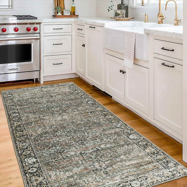 LYLE WASHABLE RUG, BROWN
