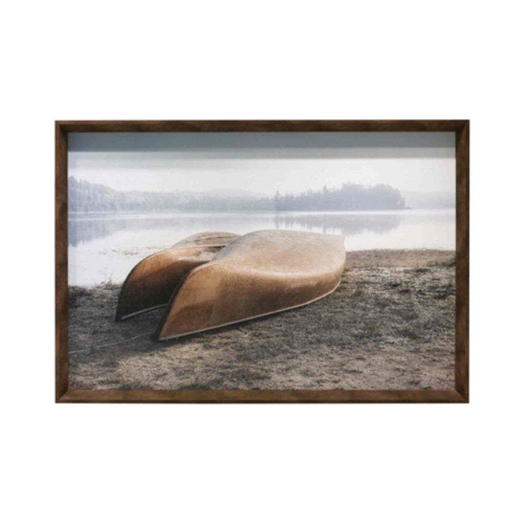 BOATS, FRAMED ART