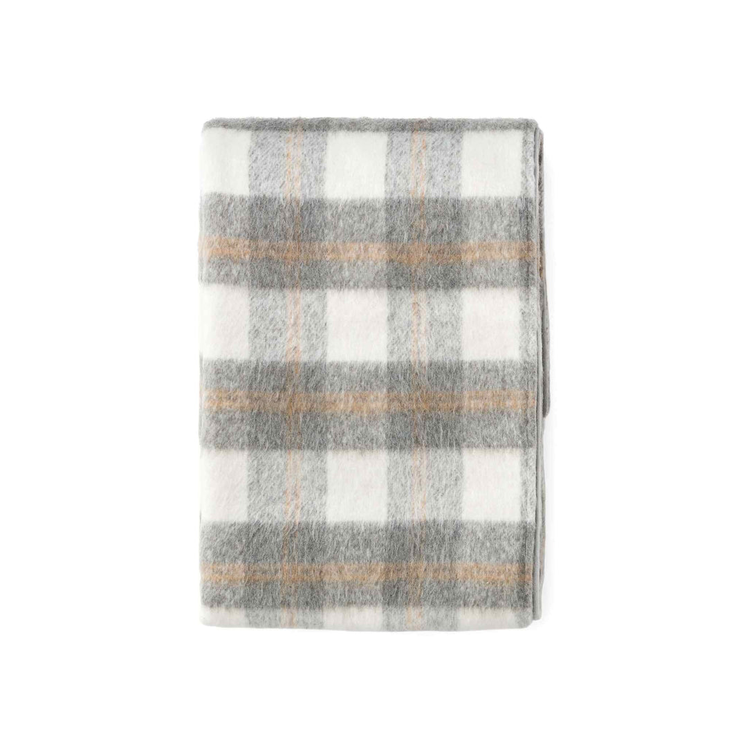CHECK THROW, WHITE/GREY