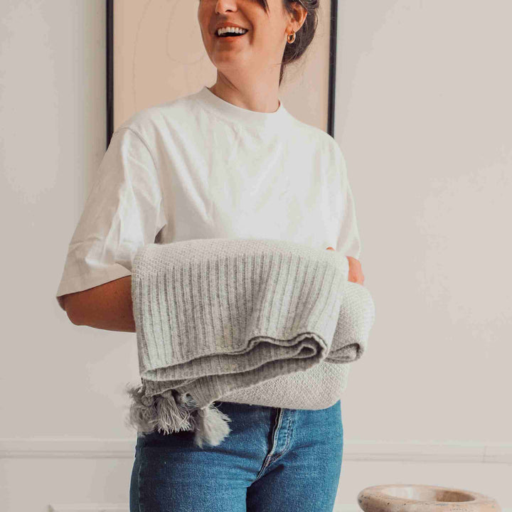 CATHERINE THROW, GREY