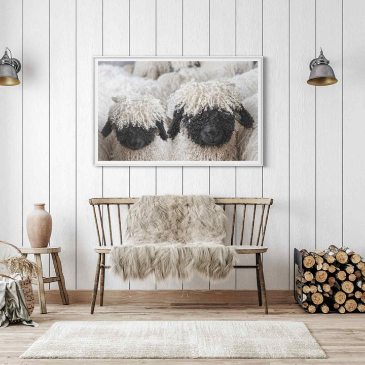 VALAIS BLACKNOSE SHEEP ART