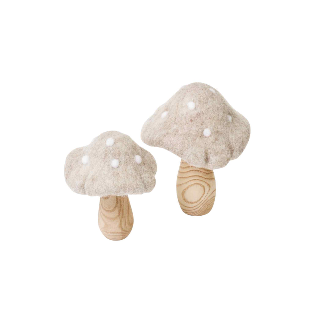 MUSHROOM WOOD/POLY BEIGE