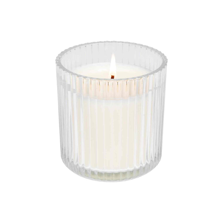 SALT AND SEA SOY CANDLE, RIBBED JAR