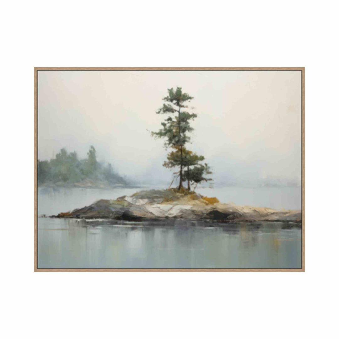 SILENT LAKE, FRAMED ART