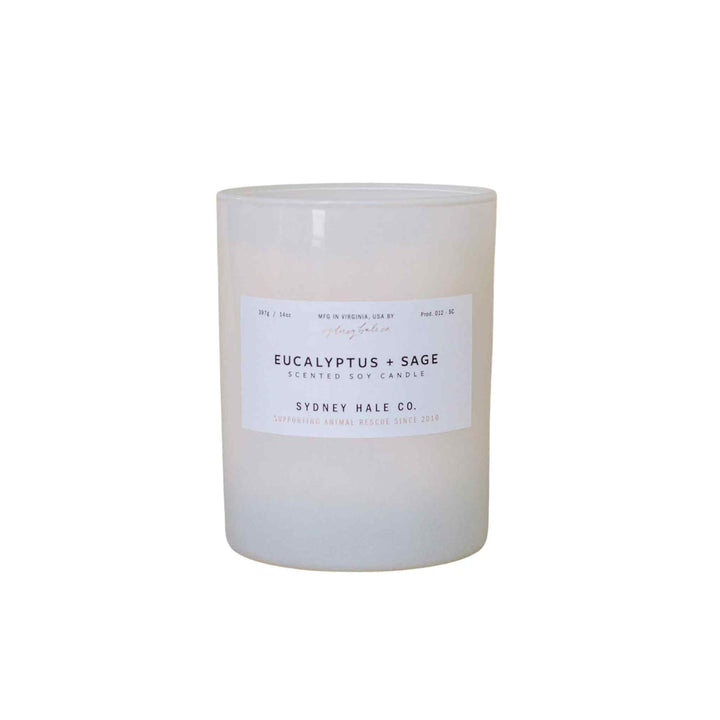 SYDNEY HALE CANDLE, EUCALYPTUS + SAGE