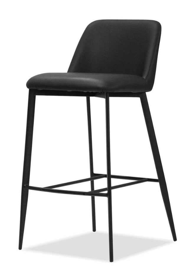 DEVILLE COUNTER STOOL, BLACK