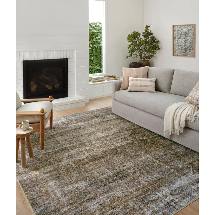 BILLIE RUG, TOBACCO/RUST, 2'6" X 9'6"