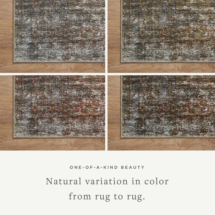 BILLIE RUG, TOBACCO/RUST, 2'6" X 9'6"