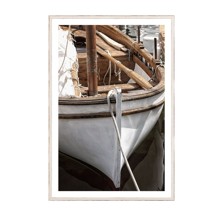 AT MOORING, FRAMED ART