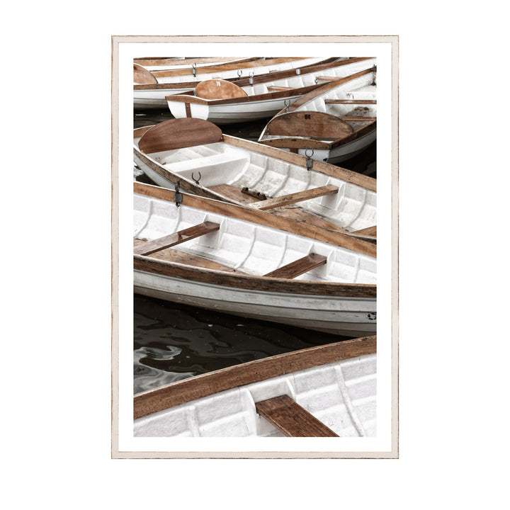 AT MOORING, FRAMED ART