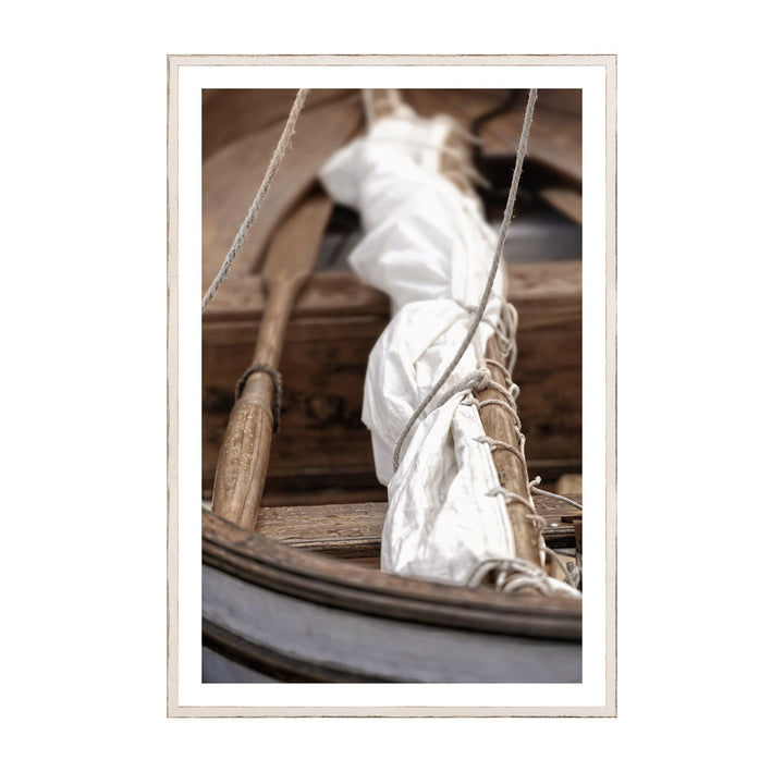 AT MOORING, FRAMED ART