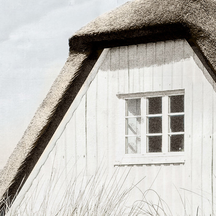 SEASIDE COTTAGE FRAMED ART, SMALL