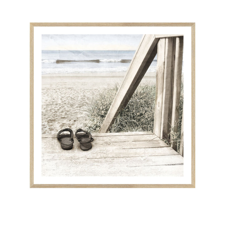 BOARDWALK'S END FRAMED ART