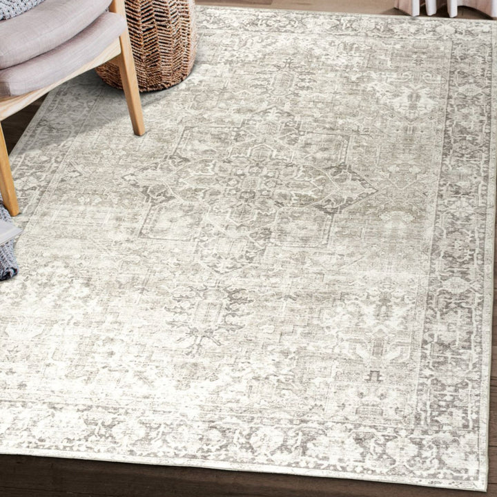 LYLE WASHABLE RUG, BEIGE
