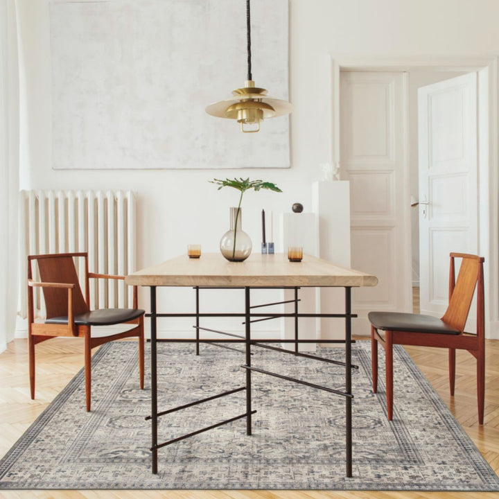 PAZ WASHABLE RUG, BEIGE