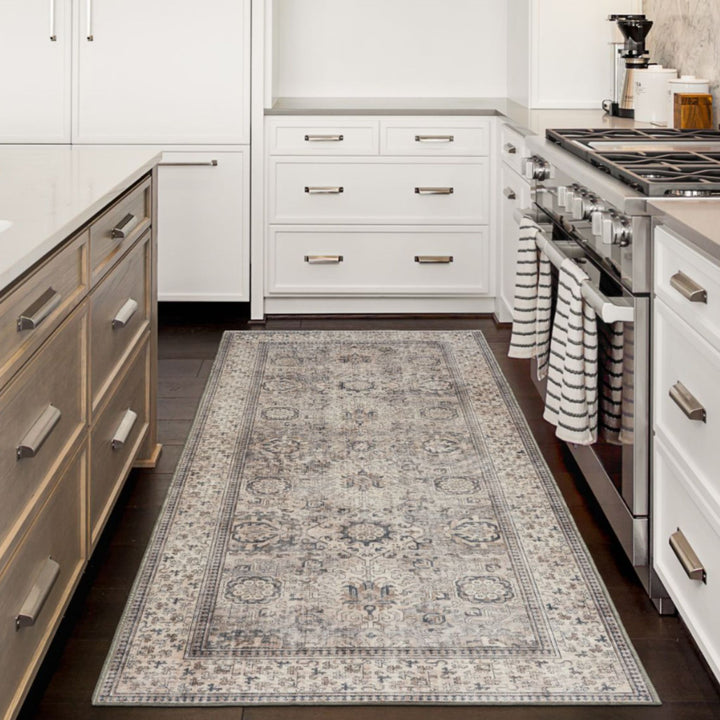 PAZ WASHABLE RUG, BEIGE