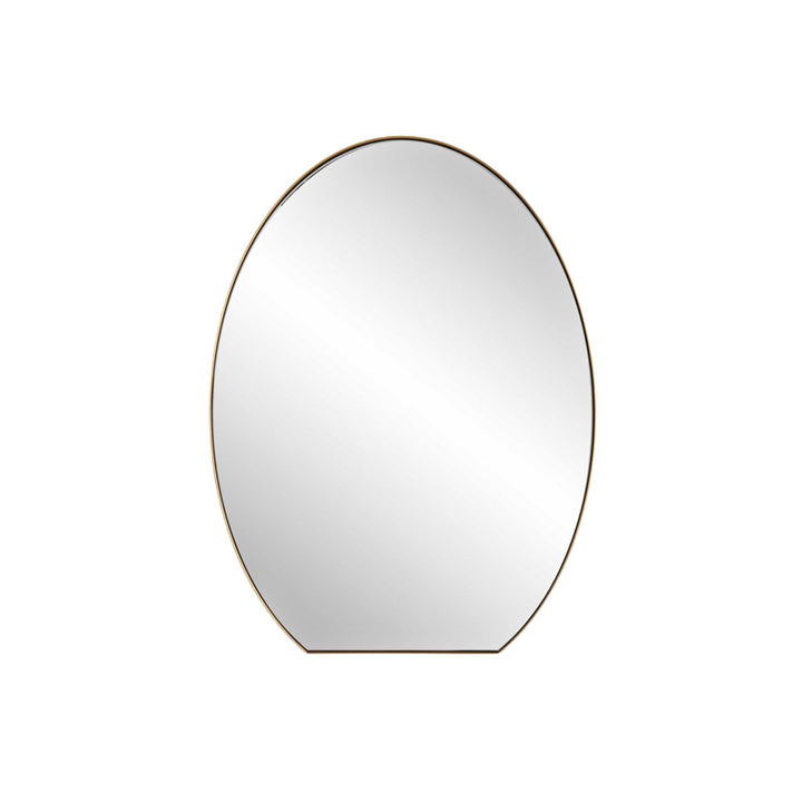 BELLA OVAL MIRROR, BRASS