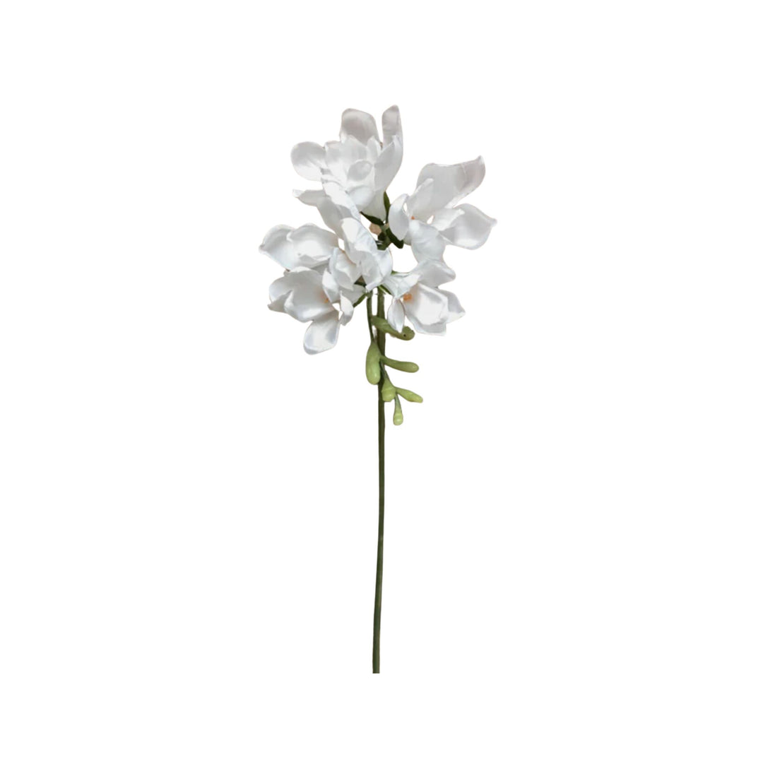 FREESIA SPRAY, WHITE, 21"