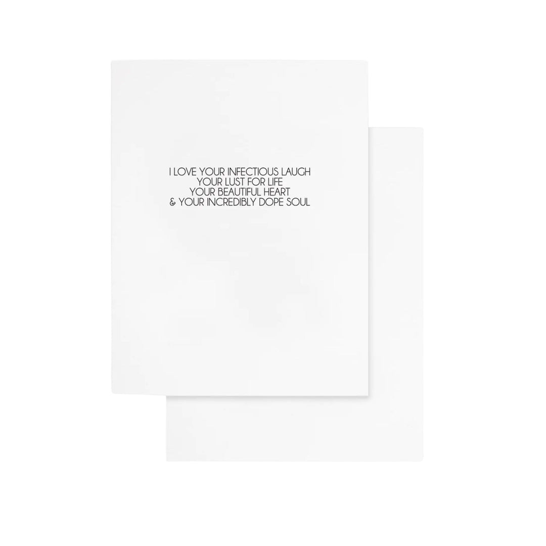 INCREDIBLY DOPE SOUL, CARD